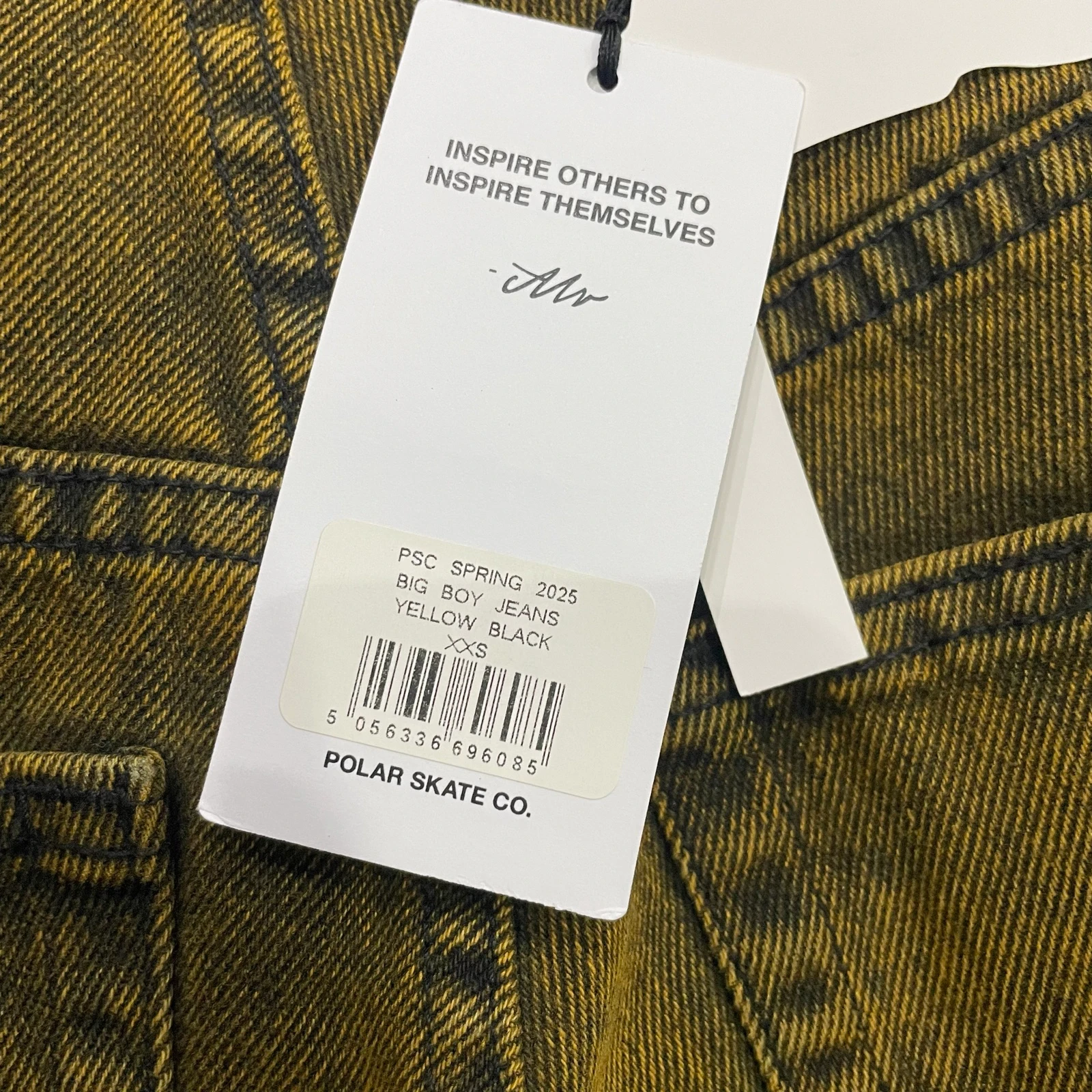 Polar Skate Co - Big Boy Jeans (Geel/Zwart) – photo 9